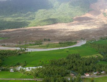 Landslide in Montania